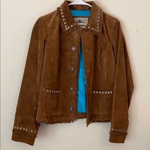 Vintage western leather jacket